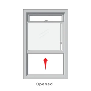 SINGLE HUNG WINDOW
